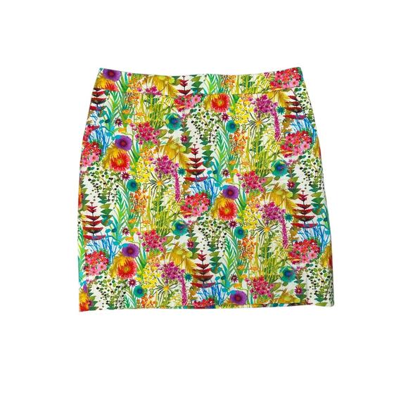 J. Crew Liberty Sz 00 London Tresco Floral Print Fabric Postage Stamp Mini Skirt - Picture 1 of 6